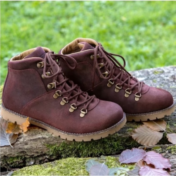 😍😍😍Birkensrock ochre suede boots sold out  in this maroon 37 L women’s - Picture 4 of 10
